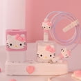 thumbnail image 2 of Sanrios Kawaii Hello Kitty funda protectora para Cable de datos, cargador de teléfono móvil de dibujos animados, cuerda de bobinado, decoración estética, 2 of 4