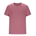 thumbnail image 3 of Ihhxva Men's Short Sleeve Pocket T-Shirt Vintage Heathered Crew Neck Casual Tee M-4XL, 3 of 10