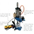 thumbnail image 4 of Pneumatic Punching Press Machine Desktop Pneumatic Punch Machine 110V No Display Controller, 4 of 18