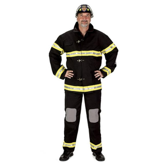 Aeromax FB-ADULT-LRG Taille de Costume de Pompier Adulte Adulte Grand Noir