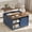 Blue, variant on Walsunny Lift Top Coffee Table with Hidden Storage, Farmhouse Coffee Table with Adjustable Storage Shelves & Wheels White