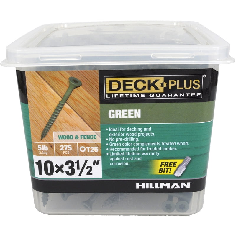 Deck Plus Tan Deck Screws, #10 X 3-1/2 - View #5