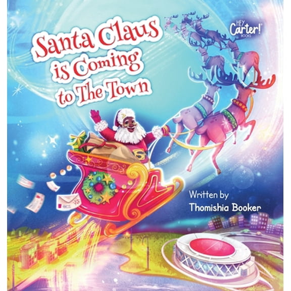 Pre-Owned Santa Claus is Coming to The Town: A Fun Christmas Book for Kids (Hardcover) 173796550X 9781737965503