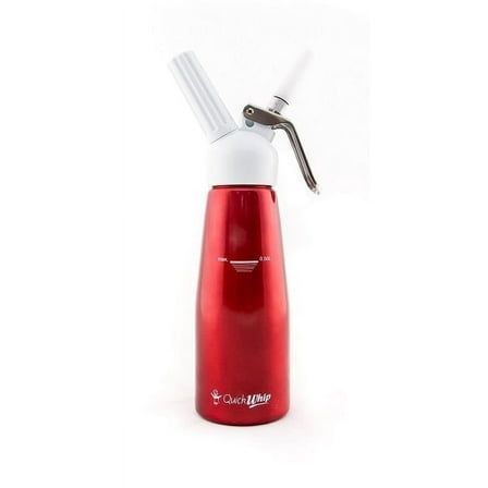 QuickWhip 0.5 fl oz Cream Whipper Dispenser with Cleaning Brush, Tips