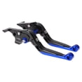 thumbnail image 1 of Palancas de freno y embrague cortas y largas para Yamaha TMAX560 2019-2020, palanca de freno ajustable de motocicleta, aleación de aluminio, mango negro con extremo azul, 1 of 6