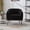 Black, variant on Eyisean 50.2" Chenille Modern Loveseat Sofa, 2-Seat Comfy Upholstered Couch Settee with Flower Shaped Back & Metal Legs, Removable Seat Cushion, Easy Assembly for Living Room, Bedroom