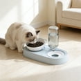 thumbnail image 4 of Dual Cat Dog Food and Water Bowl with Automatic Refill, Non-Slip Detachable Pet Feeder for Home and Travel, 4 of 6