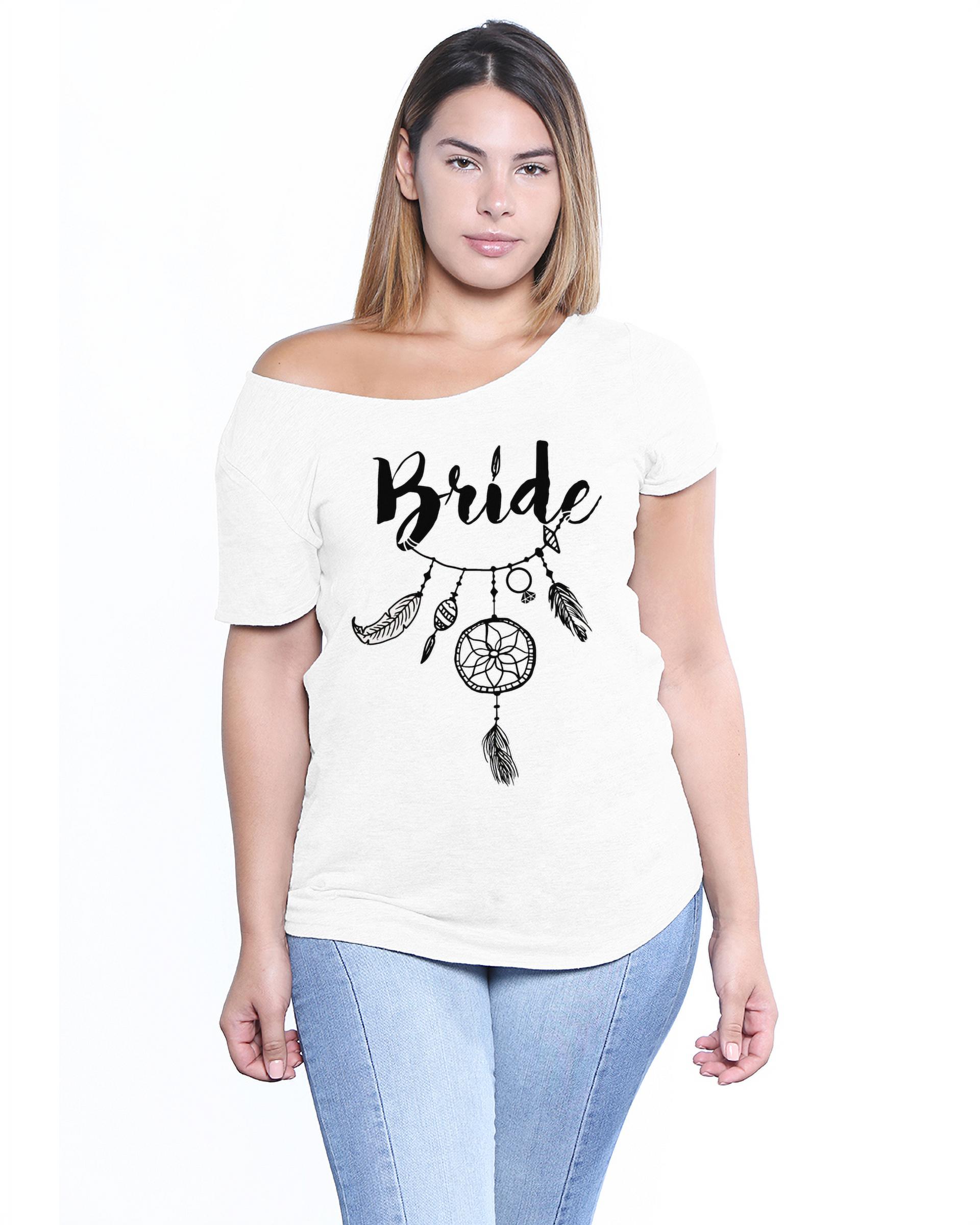 plus size bride shirt