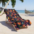 thumbnail image 1 of Oversized Microfiber Beach Towel with Birds of Paradise (36" × 72"), 1 of 3