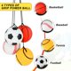 thumbnail image 3 of Pelota de devolución de muñeca DSLSQD, 4 piezas, con pelota de baloncesto, béisbol y fútbol, 3 of 7