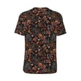 thumbnail image 3 of Balery Floral Baseball Jersey for Men Casual Button Down Shirts Short Sleeve Active Team Sports Uniform-Large, 3 of 9