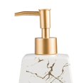 thumbnail image 1 of Baohd Bathroom Ceramic Liquid Soap Lotion Dispenser 260ml Refillable White, 1 of 9