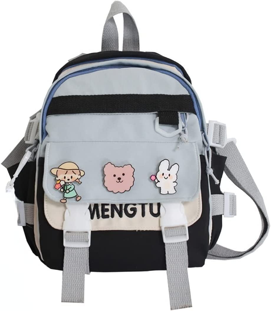 CoCopeaunt Cute Mini Backpacks with Pins Aesthetic Mini Backpack for