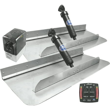 Bennett Marine Classic Hydraulic Trim Tab Kit with OBI9000H Integrated Helm Control Boat Accessories