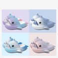 thumbnail image 4 of 2024 Cute Summer EVA Gradient Shark Slippers Kids Candy Color Soft Indoor Sandals Women Men Fashion Outdoor Thick Sole Slides, 4 of 5