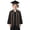 Black, variant on Elegant Kids Graduation Shawl Wrap for Everyday Casual Wear Practical Comfort and Multifunctional Mantle Suitable for School Celebrations, Red