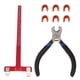 thumbnail image 1 of Kit de giro de arco de tiro con arco juego de alicates de puntos de sujeción de cuerda de arco de posicionamiento de punto de hebilla para arco inverso ANGGREK Otros, 1 of 8