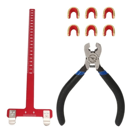 Bow String Nocking Points Set T Ruler Nocking Buckle Kit Archery Compound Pulley Bow Turning Kit