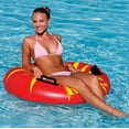 thumbnail image 2 of Airhead Rollin' River Single Person Inflatable Pool Lounge Float Tube | AHRR-1, 2 of 5