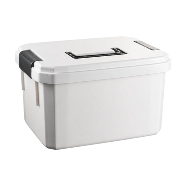 MERIGLARE Portable Medical Box Dustproof Sundries Container for Travel Family Use Drom 20.5cmx14.5cmx12.5cm