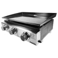 thumbnail image 1 of Martin MGP-23 Tabletop Propane Griddle - 3 Burners, 22 Inch Wide Portable Flat Top Grill with Rear Grease Trap; Gas Plancha for Outdoor Cooking, Camping Kitchen, BBQ, Tailgating, 1 of 8