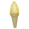 thumbnail image 4 of Pet Life ® 'Lick & Gnaw' Ice Cream Cone Freezable and Chewable Tossing Waterproof Floating Pet Dog Toy w/ Insertable Treat pocket, 4 of 5