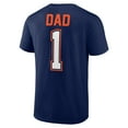 thumbnail image 3 of Men's Navy Auburn Tigers Father's Day #1 Dad T-Shirt, 3 of 3