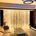 thumbnail image 2 of New Year Christmas Curtain Light Garland Remote control 8 Modes Merry Christmas Decor For Home Christmas Ornament Gifts Navidad, 2 of 5
