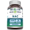 Amazing Formulas NAC (N-Acetyl Cysteine) 1200mg Per Serving 100 Capsules Supplement | Non-GMO | Gluten Free | Made in USA