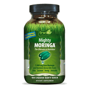 Irwin Naturals Mighty Moringa – 60 Liquid Soft-Gels – Whole-Plant Superfood & Daily Nutrient Concentrate