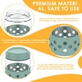 thumbnail image 3 of FUYGRCJ 4 Pack Glass Overnight Oats Containers with Lids, 16.9 oz Mason Jars with Silicone Sleeves, Airtight Leak-Proof Meal Prep Jars for Pudding, Oatmeal, Yogurt, Snacks, Smoothies, Salads, 3 of 11
