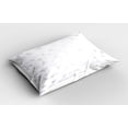 thumbnail image 2 of Ambesonne Grey and White Pillow Sham 2 Pack, Geometric, 30"x20", Pale Grey White, 2 of 3