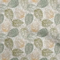 thumbnail image 1 of oneOone Silk Tabby Olive Green Fabric Leaves Dress Material Fabric Print Fabric By The Yard 42 Inch Wide, 1 of 6
