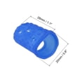 thumbnail image 2 of Uxcell Finger Tips Anti Slip Fingertip Protector, 20 Pack 28mm Silicone Finger Guard, Dark Blue, 2 of 6