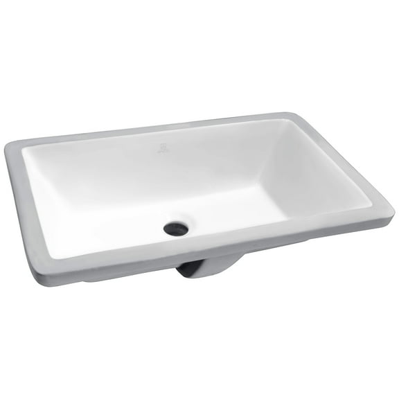 Rhodes Series 21 in. Ceramic Undermount Sink Basin in White