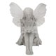 thumbnail image 3 of Las estatuillas del jardín material de la resina de la estatua del jardín del ángel disfrutan del diseño solar de DIY para al aire libre, 3 of 8