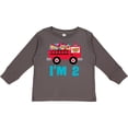 thumbnail image 3 of Inktastic Fire Truck 2nd Birthday Boys or Girls Long Sleeve Toddler T-Shirt, 3 of 5