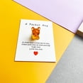 thumbnail image 1 of Cute Resin Pocket Card Small Doggy Series Decorative Gift Card, 1 of 6