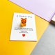 thumbnail image 1 of Bonita Tarjeta de Bolsillo de Resina con Forma de Perrito Pequeño, Tarjeta de Regalo Decorativa., 1 of 6