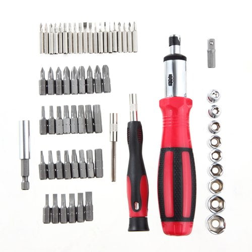 Hyper Tough TS99816R 65 Piece Ratcheting Screwdriver Set with Case