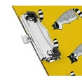 thumbnail image 2 of Inkdotpot Decorative Clipboard Letter Size Clipboard with Low Profile Clip,Retractable Key Hole for Hanging Paperboard for Office School w/ Free Marker & Eraser,Raccoon-9x15 Inch, 2 of 7