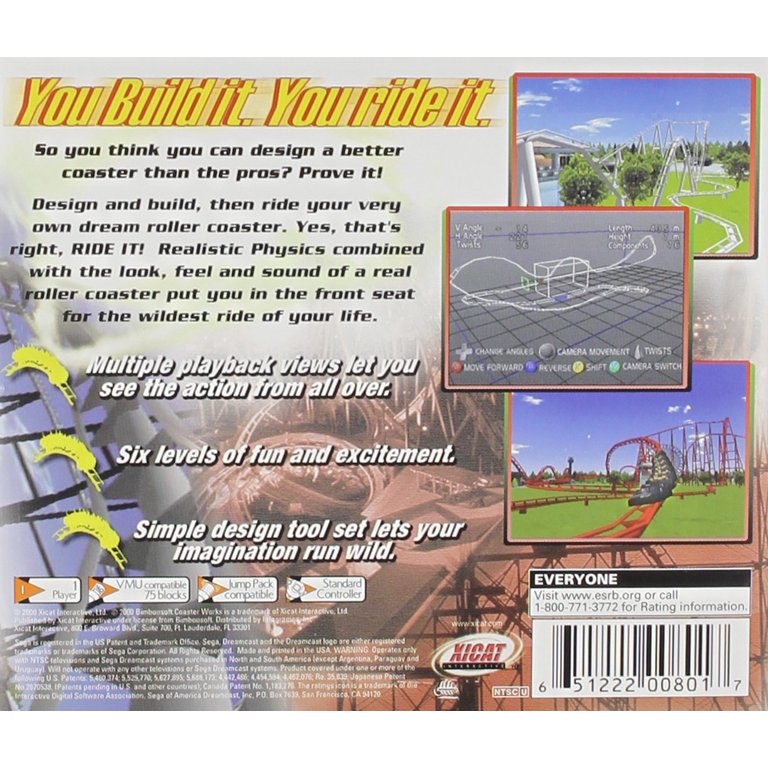 SEGA - DC★COASTER WORKS BUILD THE RIDE OF YOUR Coaster Works: Build the Ride of Your Life - Nintendo DS & DSi