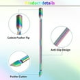 thumbnail image 5 of 2 Pcs en Acier Inoxydable Cuticule Pousseur, Outil de Vernis à Ongles, Outil Professionnel de Racleur à Ongles Triangle pour les Ongles et les Orteils Tondeuse, 5 of 5