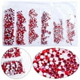 thumbnail image 1 of Deals! Gspmoly Nail Art Kit, Nail Crystals Art Rhinestones Round Beads Flatback Glass Stones 6 Sizes for Nails Decoration Makeup Clothes Shoes Nail Art Tools Set, 1 of 3