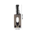 thumbnail image 2 of YSNOOWE 6Ud De Tremolo Para Guitarra Electrica Con Acabado Y Tornillos Negros Cafe Elegante, 2 of 8