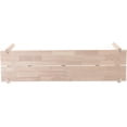 thumbnail image 6 of Solid Wood Bench, 55" Long Farmhouse Entryway Bench for Hallway, Dining Living Room, Kitchen Table, Bedroom, Entry Way Benches Seat for Indoor/Outdoor Use, Natural, 6 of 7