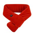 thumbnail image 4 of skpabo Heated Scarf for Women Men USB Heated Scarf with Power Bank Ladies Winter Fleece Scarf with Heating Pad Unisex Rechargeable Heated Neck Scarf Heating Scarf Washable, 4 of 5