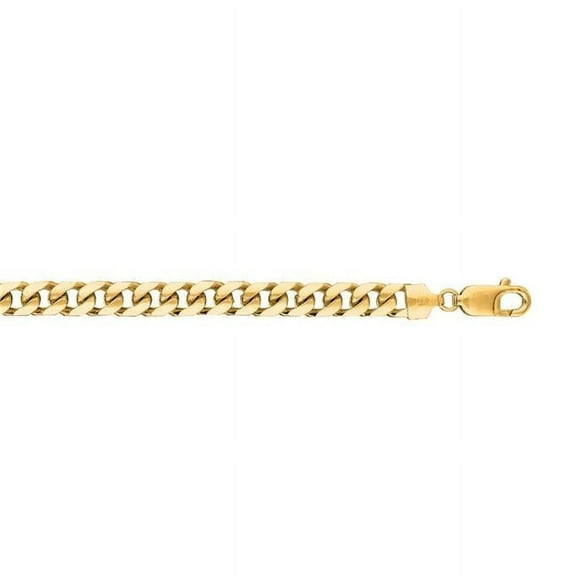 Royal Chain MC210-24 24 in. 14K Yellow Gold Miami Cuban Chain with Lobster Clasp