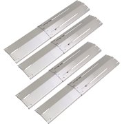 QUICKFLAME Set of 4 Universal Bbq 4" Heat Tents, Stainless Steel, Adjustable Length (12.0"-26.0")