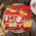 thumbnail image 1 of Feltree Christmas Disposable Paper Napkins, Festive Decorative for Holiday Tables and Birthday Parties, Biodegradable and Absorbent, 1 Pack of 20 Sheets, 1 of 8